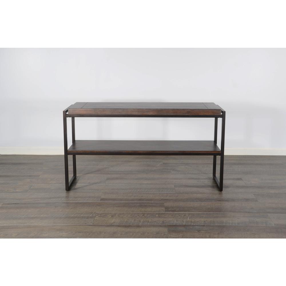 Sunny Designs French Metal Sled Base Sofa Table. Picture 3