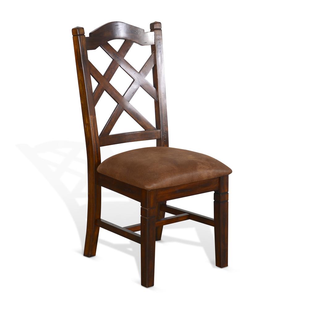 Sunny Designs Double Crossback Dining Chair. Picture 1
