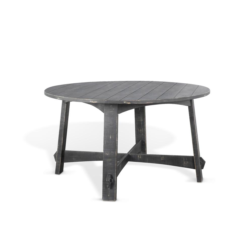 Sunny Designs Sunny Deigns Marina 54" Round Wood Dining Table. Picture 1