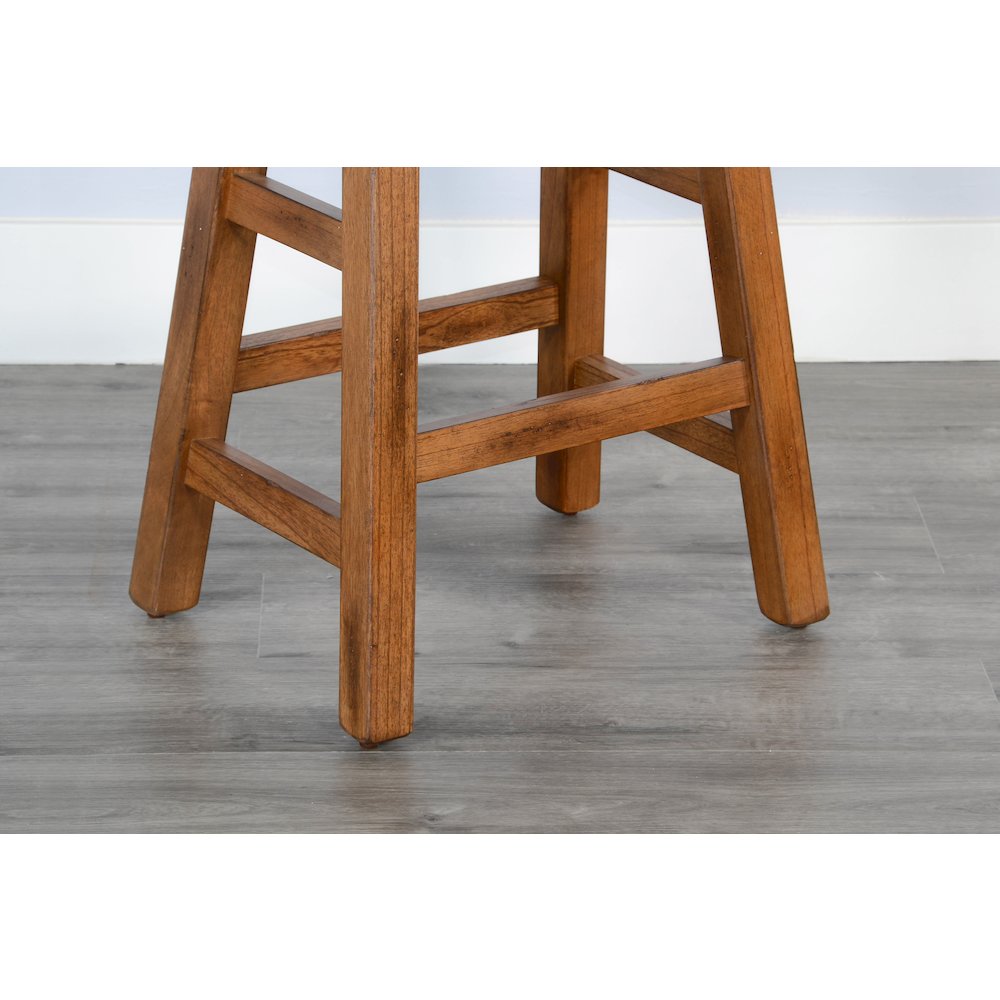 Sunny Designs Counter Saddle Seat Stool, Wood Seat. Picture 2