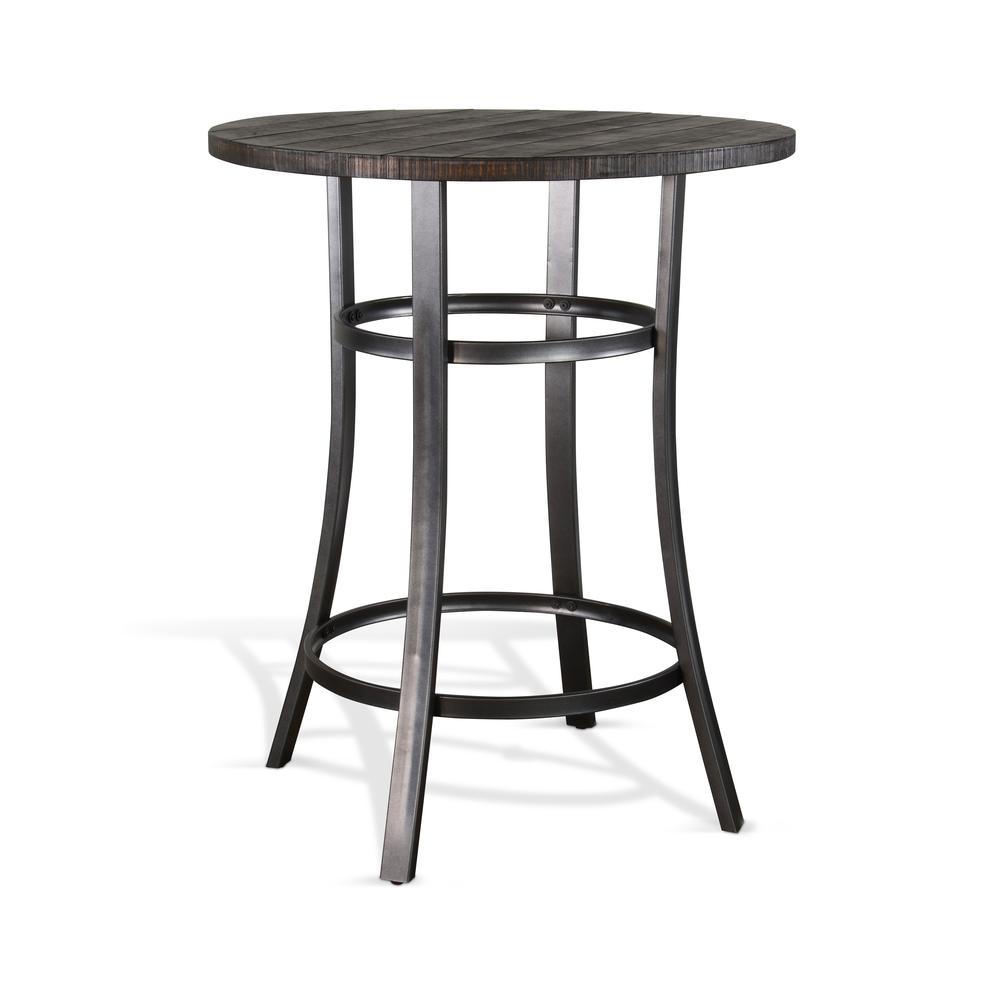 Sunny Designs Metal Frame Pub Table. Picture 1