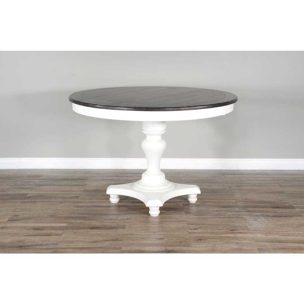 Sunny Designs Carrige House 54" Round Dining Table. Picture 1
