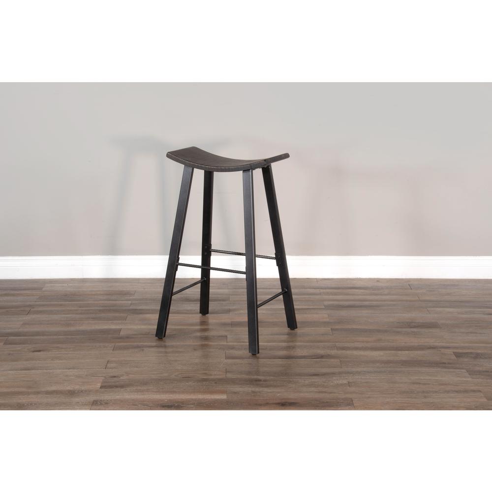Sunny Designs Saddle Seat Metal Barstool. Picture 3