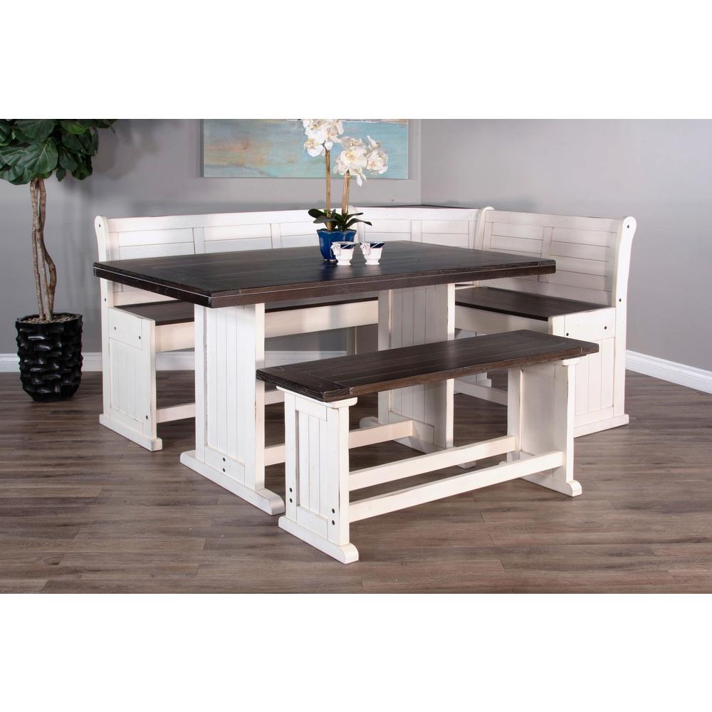 Sunny Designs Carriage House Counter Height Breakfast Nook Set. Picture 2