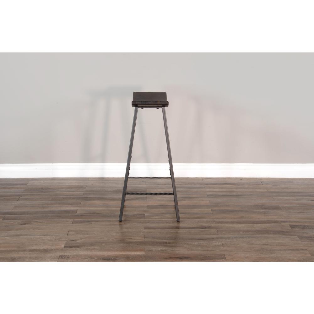 Sunny Designs Saddle Seat Metal Barstool. Picture 5