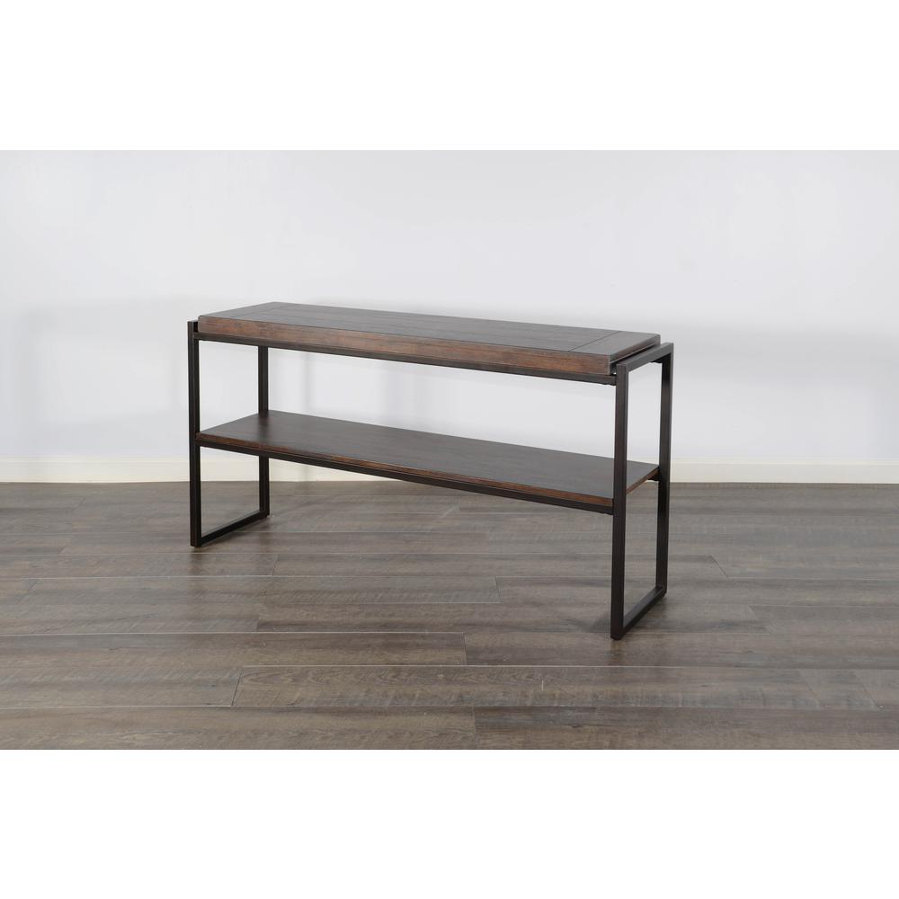 Sunny Designs French Metal Sled Base Sofa Table. Picture 2