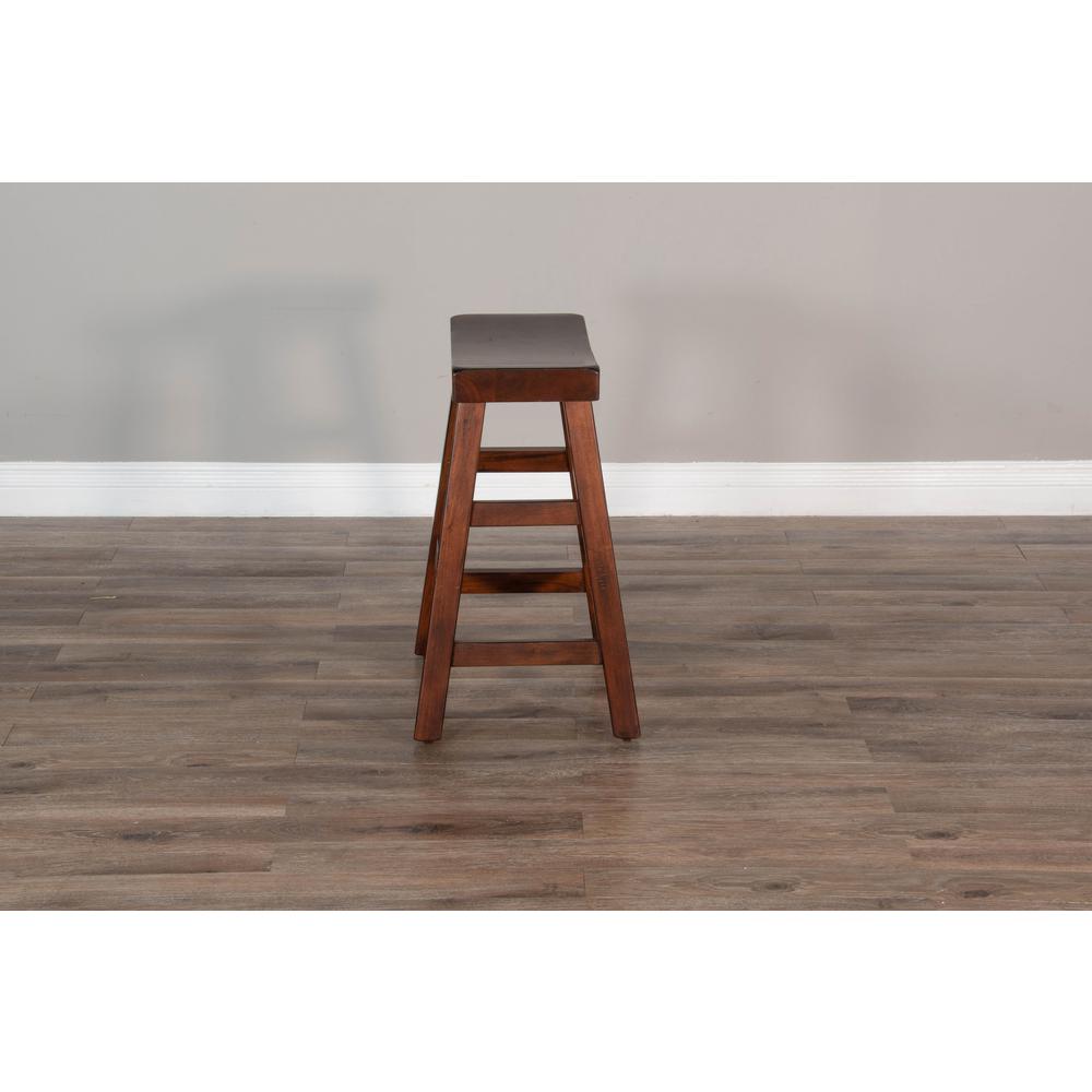 Sunny Designs Counter Saddle Seat Stool, Wood Seat. Picture 4