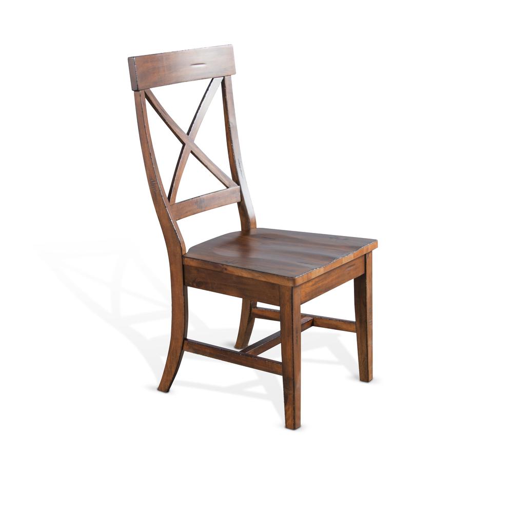 Sunny Designs Crossback Wood Dining Chair. Picture 1