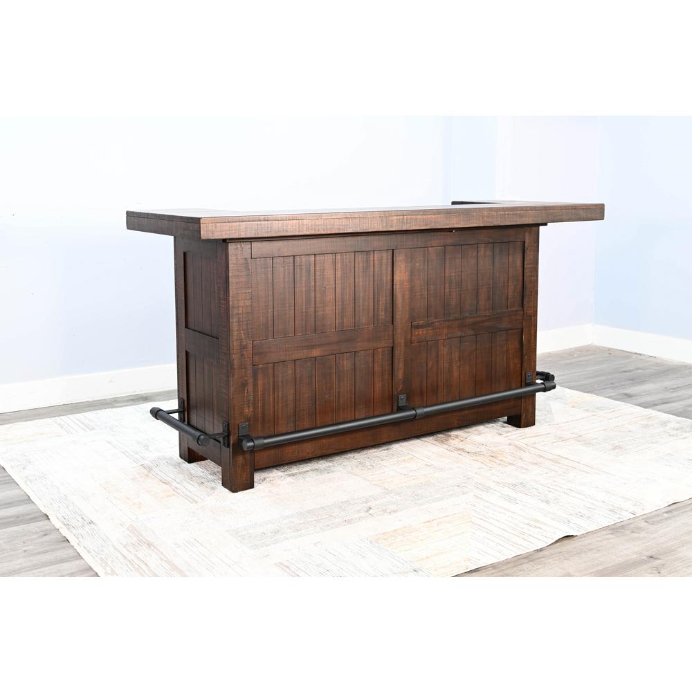 Sunny Designs 80" Traditional Wood Home Bar. Picture 5