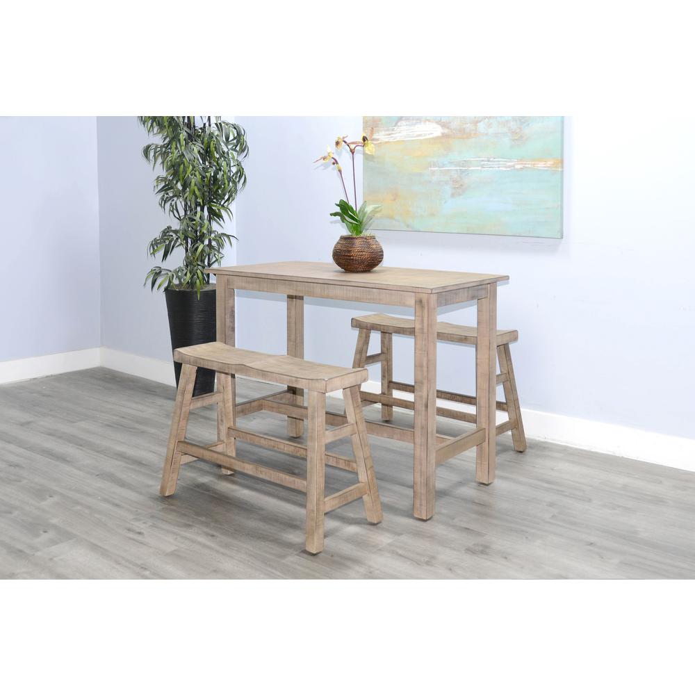 Sunny Designs Marina Wood Counter Height Dining Table. Picture 7