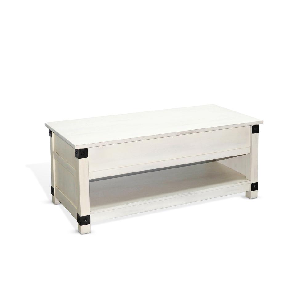 Sunny Designs Bayside Wood Coffee Table with Lift Top. Picture 1