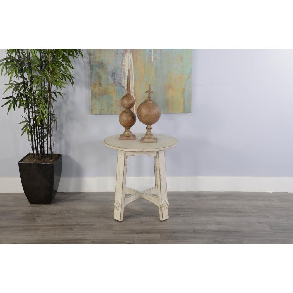 Sunny Designs White Sand End Table. Picture 2