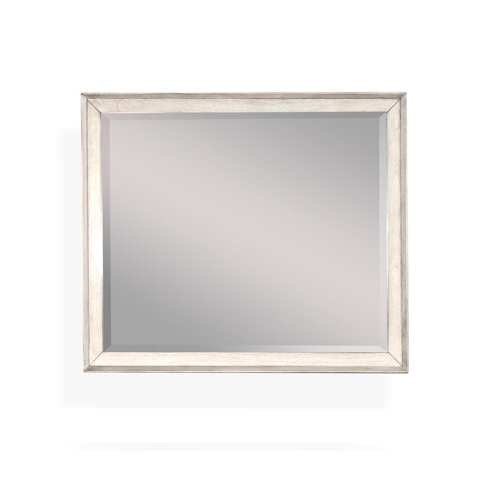 Sunny Designs American Modern Mindi Wood Mirror in Modern Gray. Picture 1