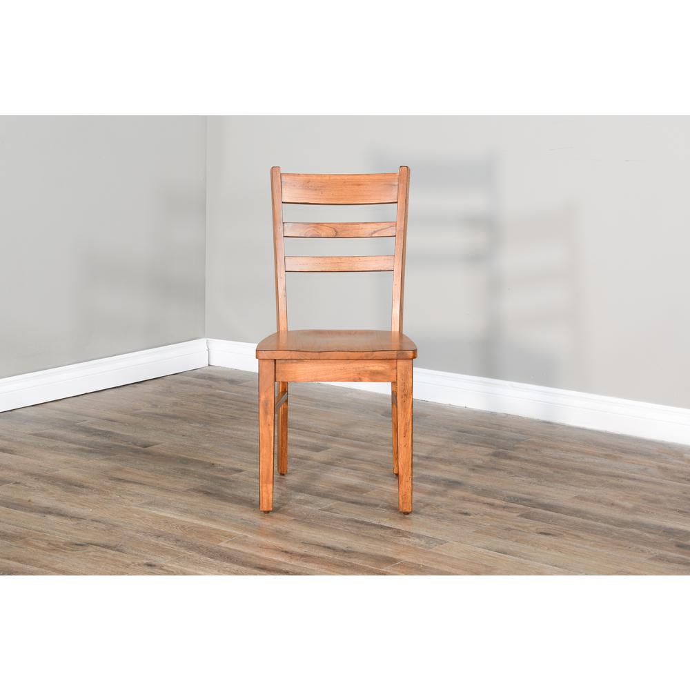 Sunny Designs Sedona Ladderback Chair, Wood Seat. Picture 4