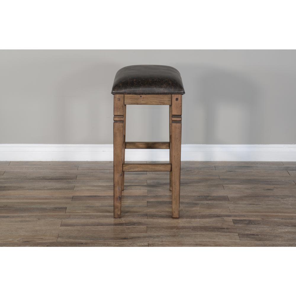Sunny Designs Bar Backless Stool, Cushion Seat. Picture 4