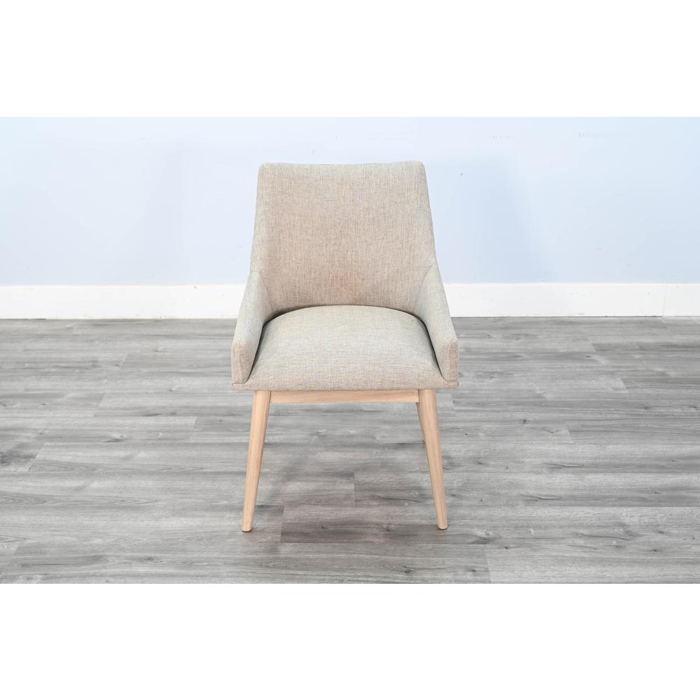 Sunny Designs Olivia Lowback Cushioned Grey Dining Chair. Picture 2