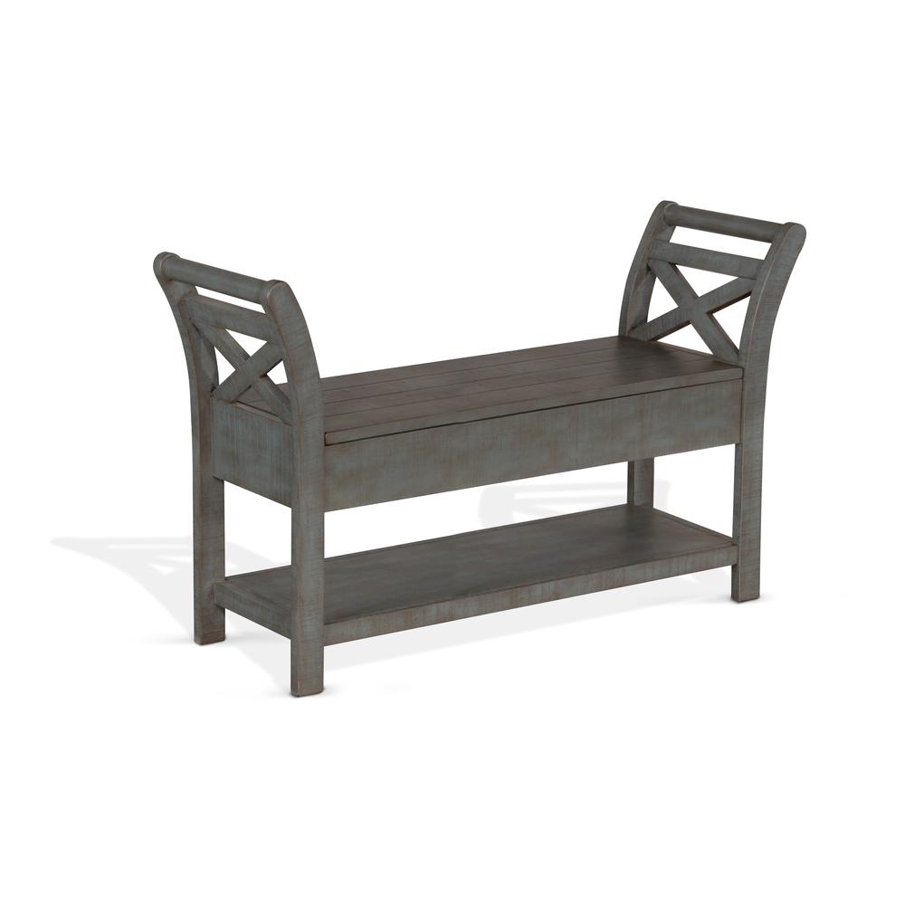 Sunny Designs 48" Accent Bench withStorage. Picture 1