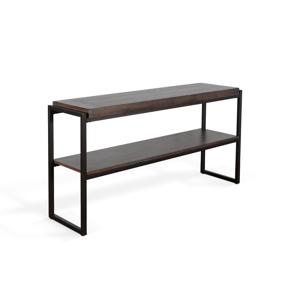 Sunny Designs French Metal Sled Base Sofa Table. Picture 1