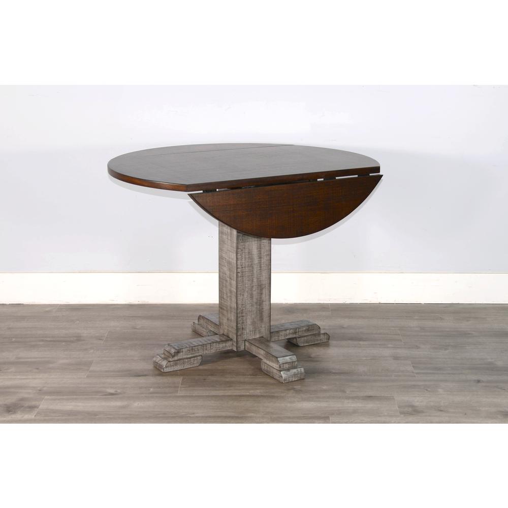 Sunny Designs Drop Leaf Round Table. Picture 2