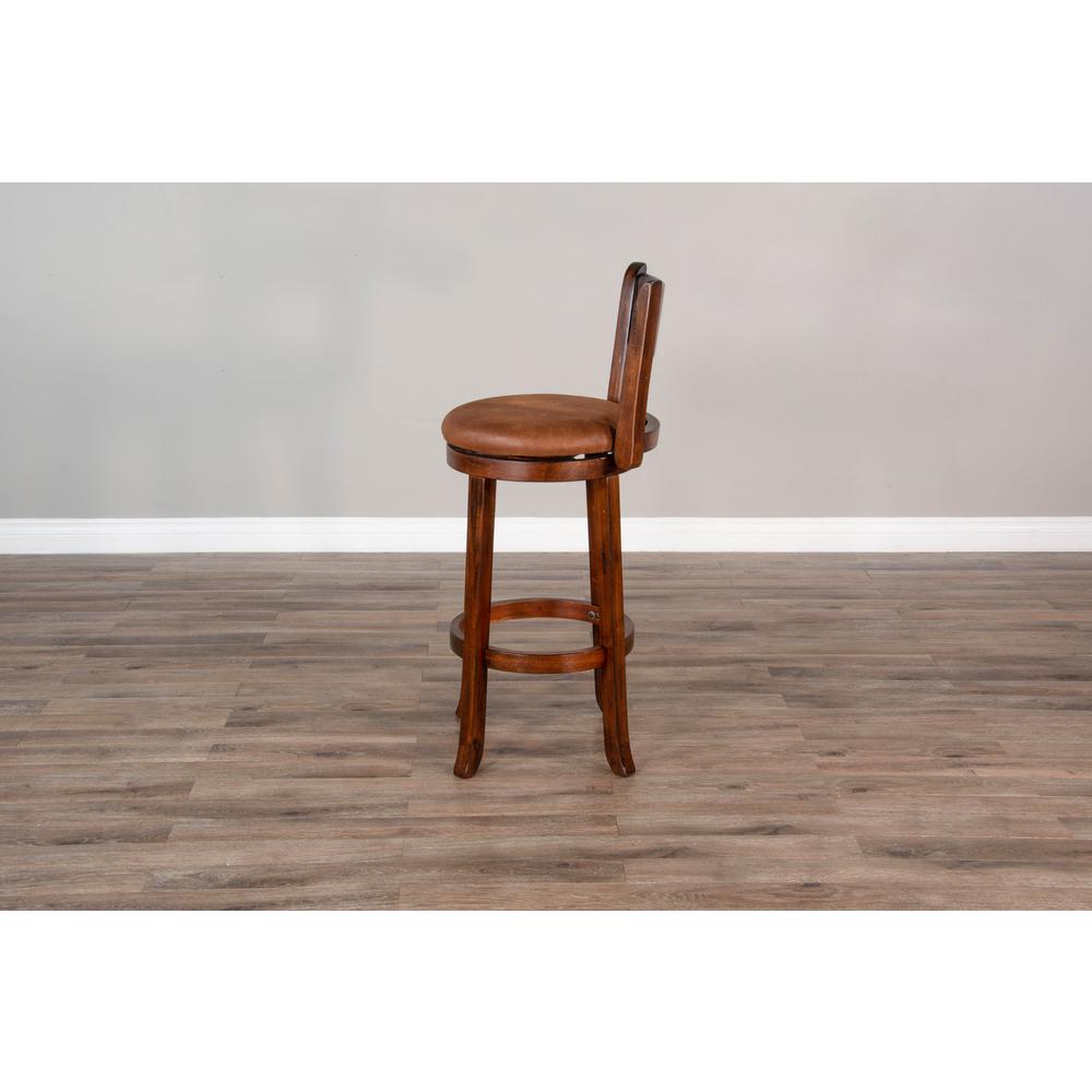 Sunny Designs Swivel Barstool with Cushion Seat. Picture 4