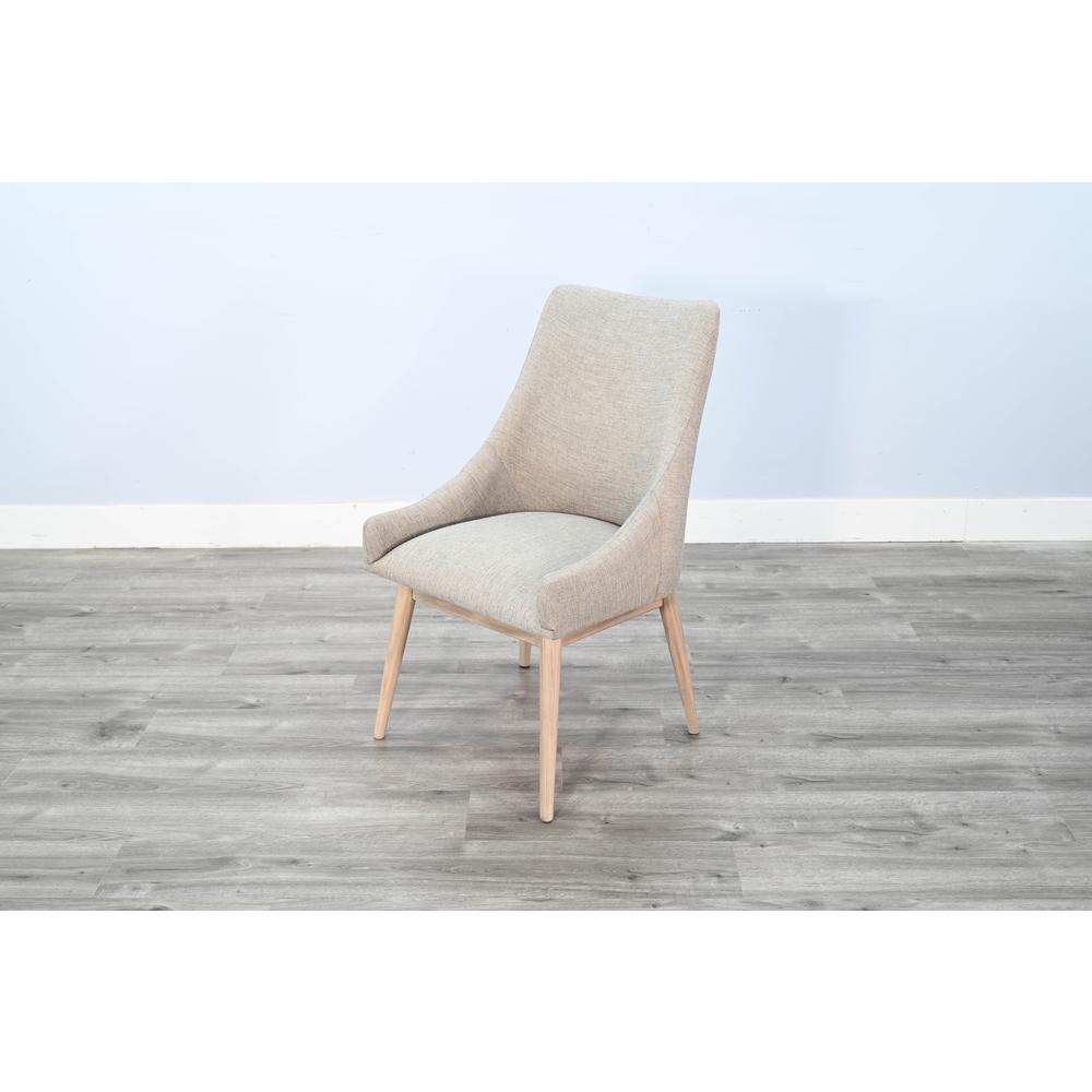Sunny Designs Olivia Highback Cushioned Grey Dining Chair. Picture 5