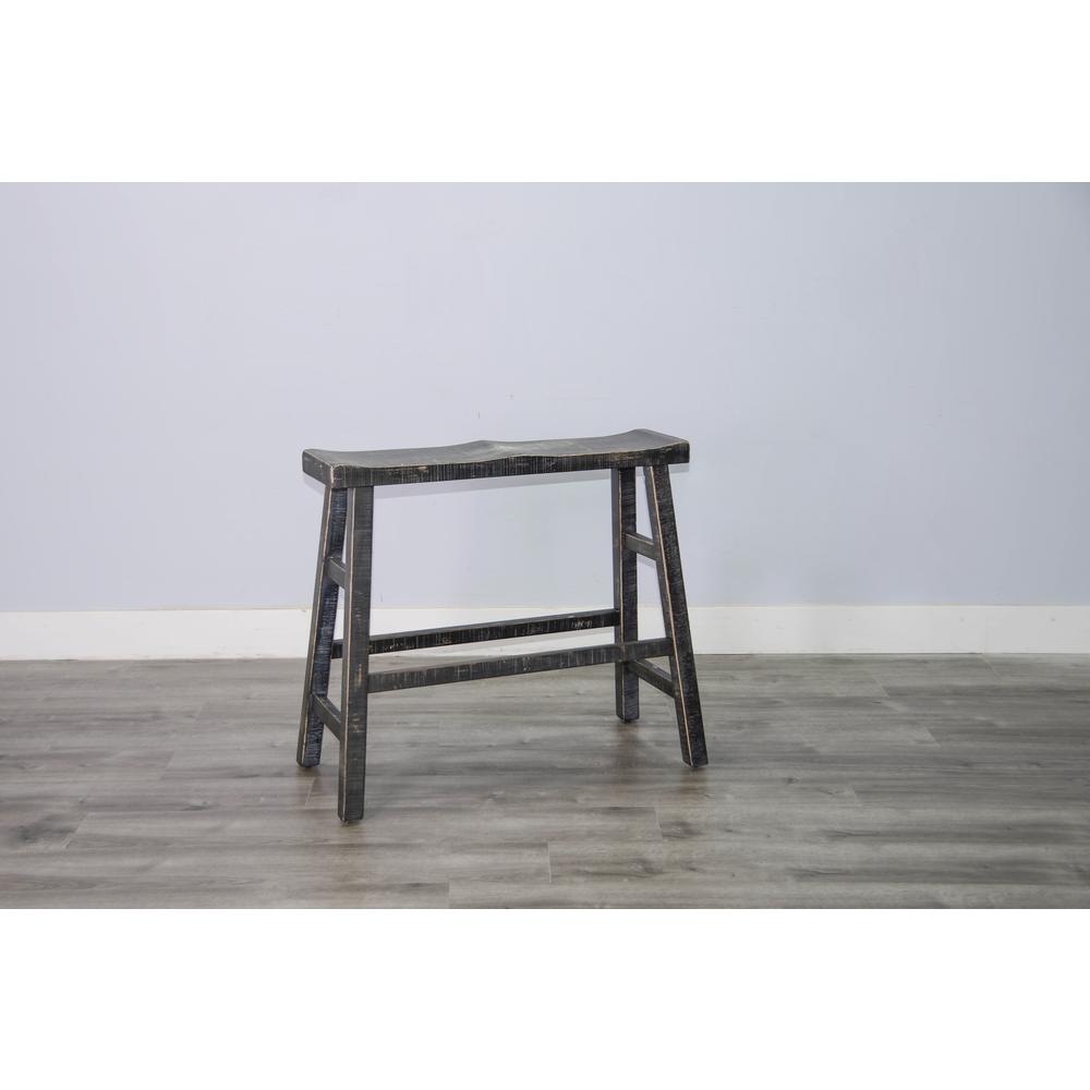 Sunny Designs Black Sand 30'H Bench, Wood Seat. Picture 4