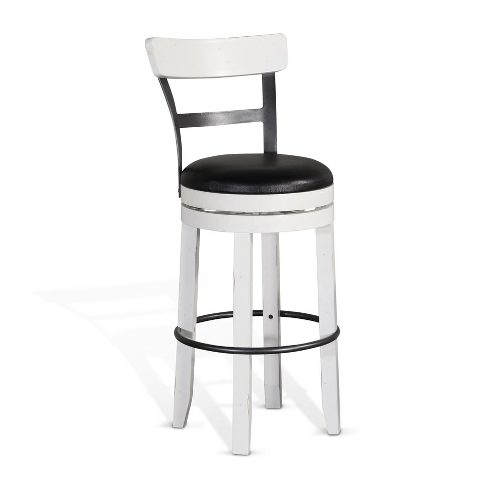Sunny Designs Industrial Swivel Barstool. Picture 1