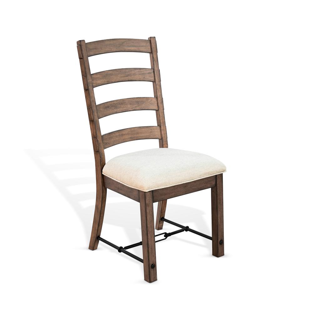 Sunny Designs Yellowstone Ladderback Chair, Cushion Seat. Picture 1