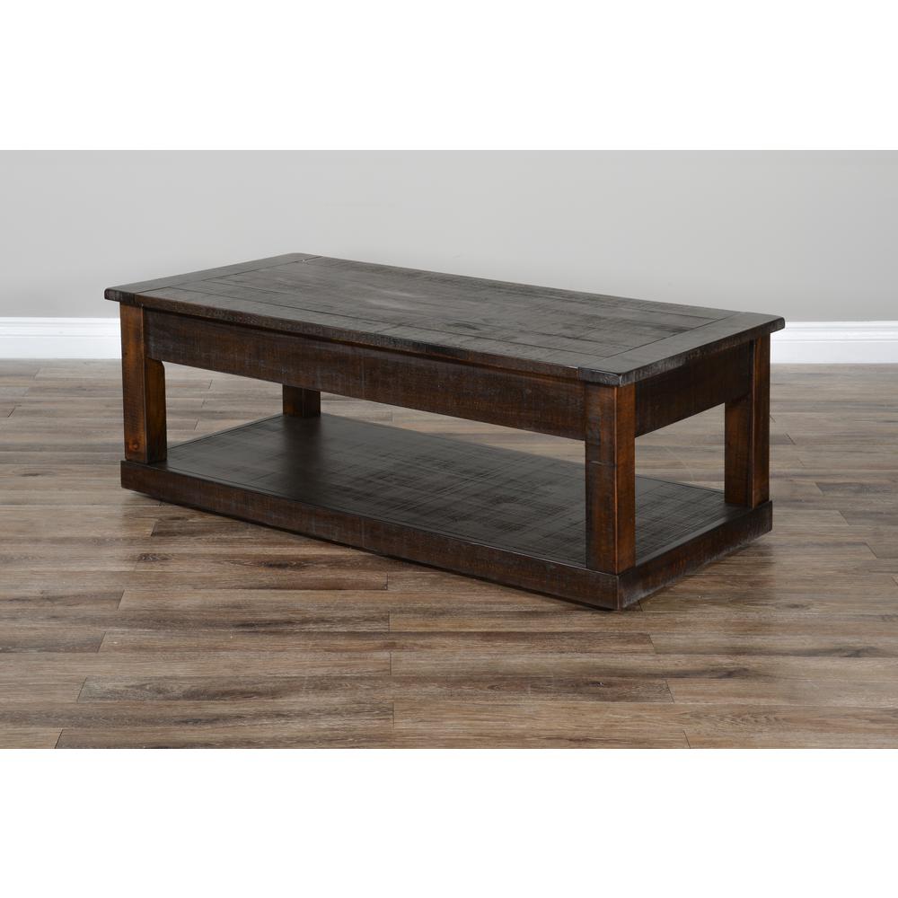 Sunny Designs Coffee Table with Casters. Picture 4
