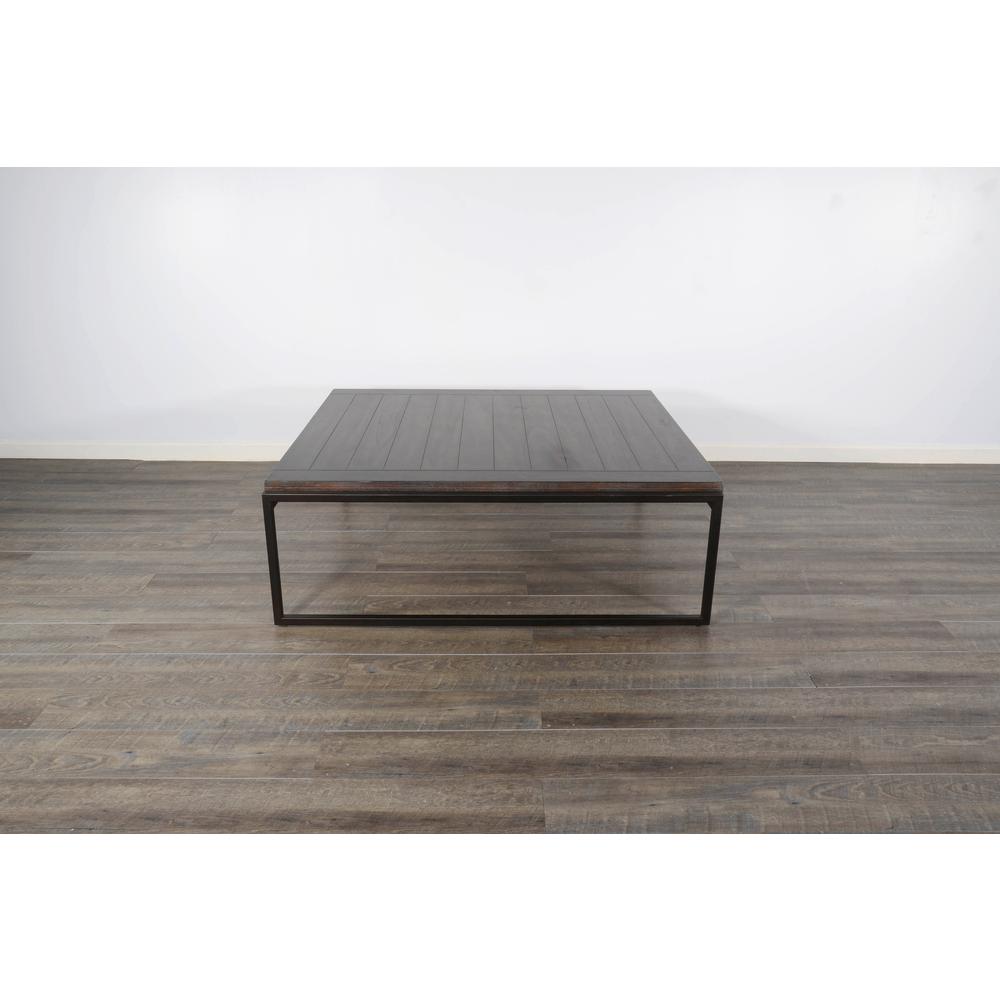 Sunny Designs French Metal Sled Base Coffee Table. Picture 4