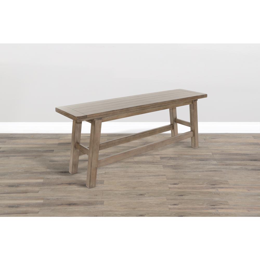 Sunny Designs Counter Height Wood Bench. Picture 1