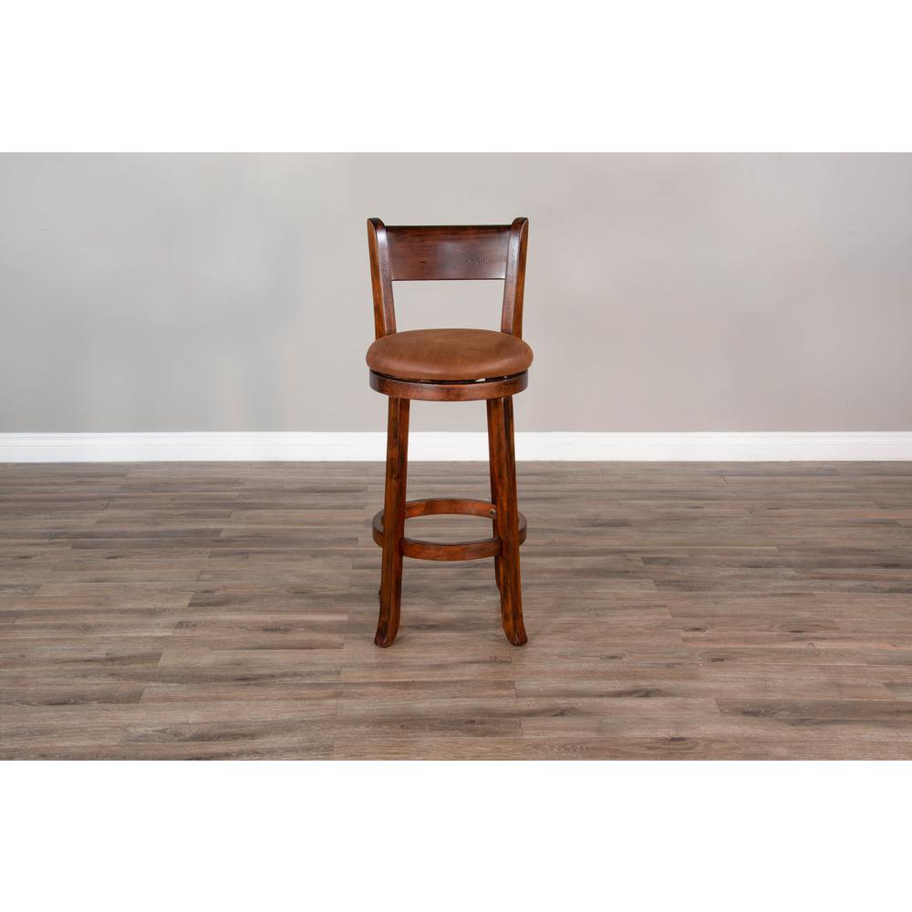 Sunny Designs Swivel Barstool with Cushion Seat. Picture 2