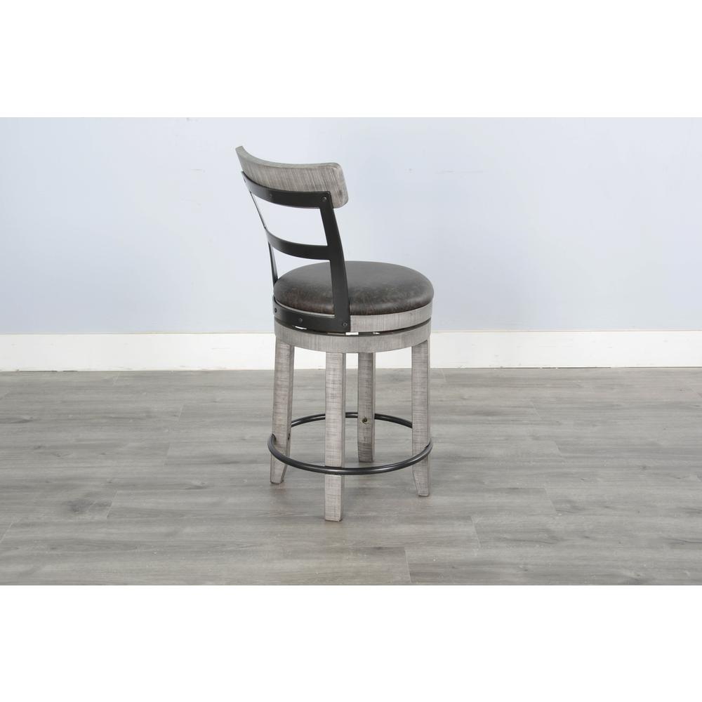 Sunny Designs Counter Swivel Barstool, Cushion Seat. Picture 2