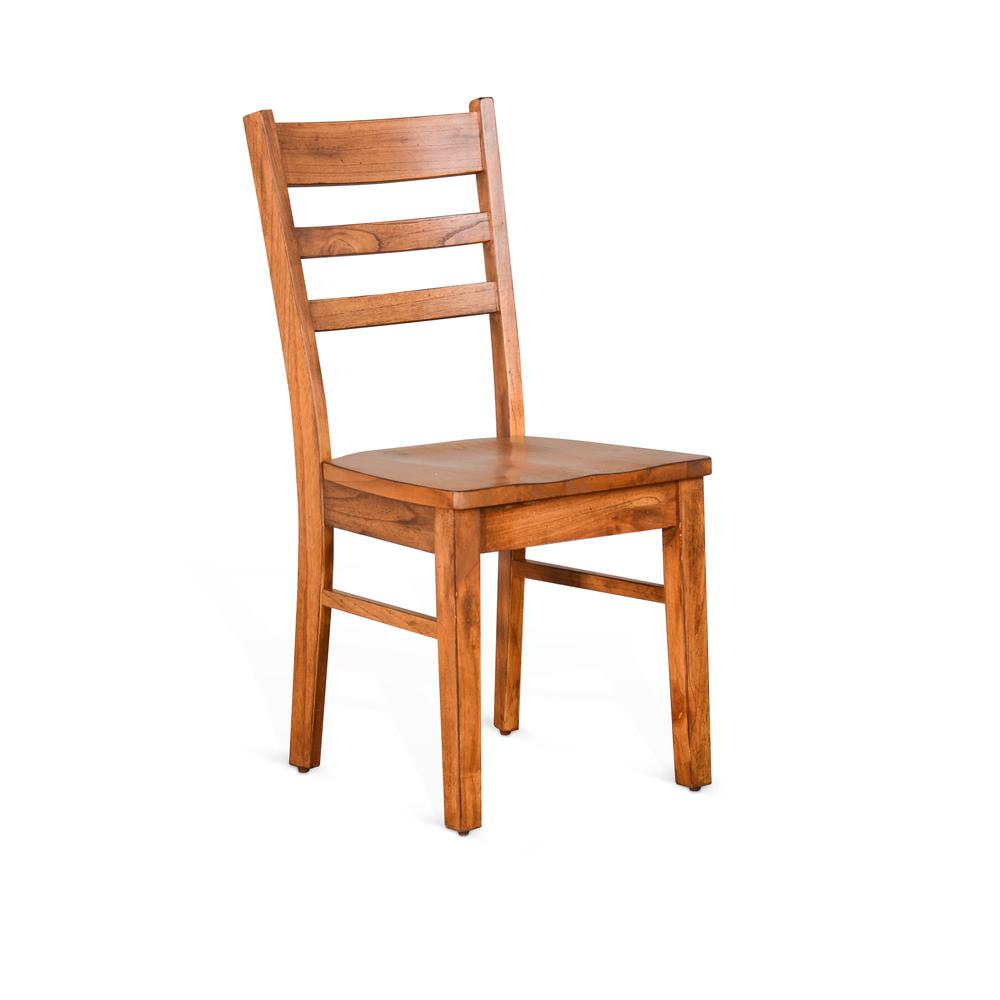Sunny Designs Sedona Ladderback Chair, Wood Seat. Picture 1