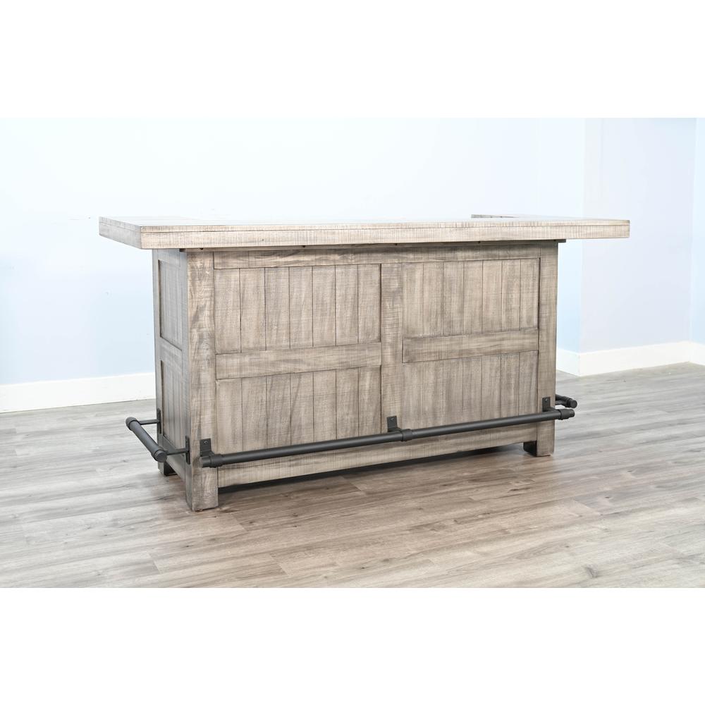 Sunny Designs 80" Traditional Wood Home Bar. Picture 2