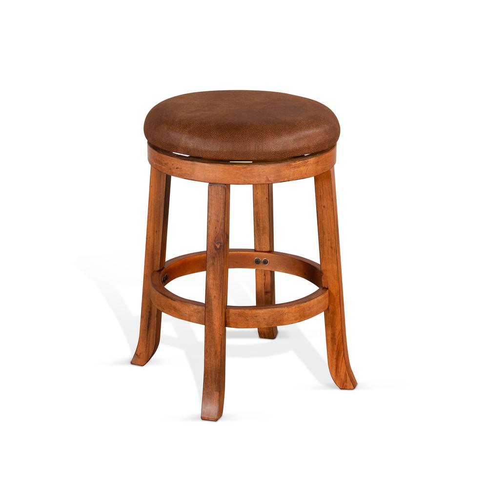 Sunny Designs Counter Swivel Stool, Cushion Seat. Picture 1