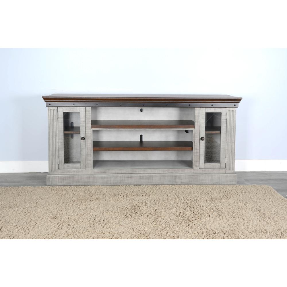 Sunny Designs Media Console with Fireplace. Picture 1