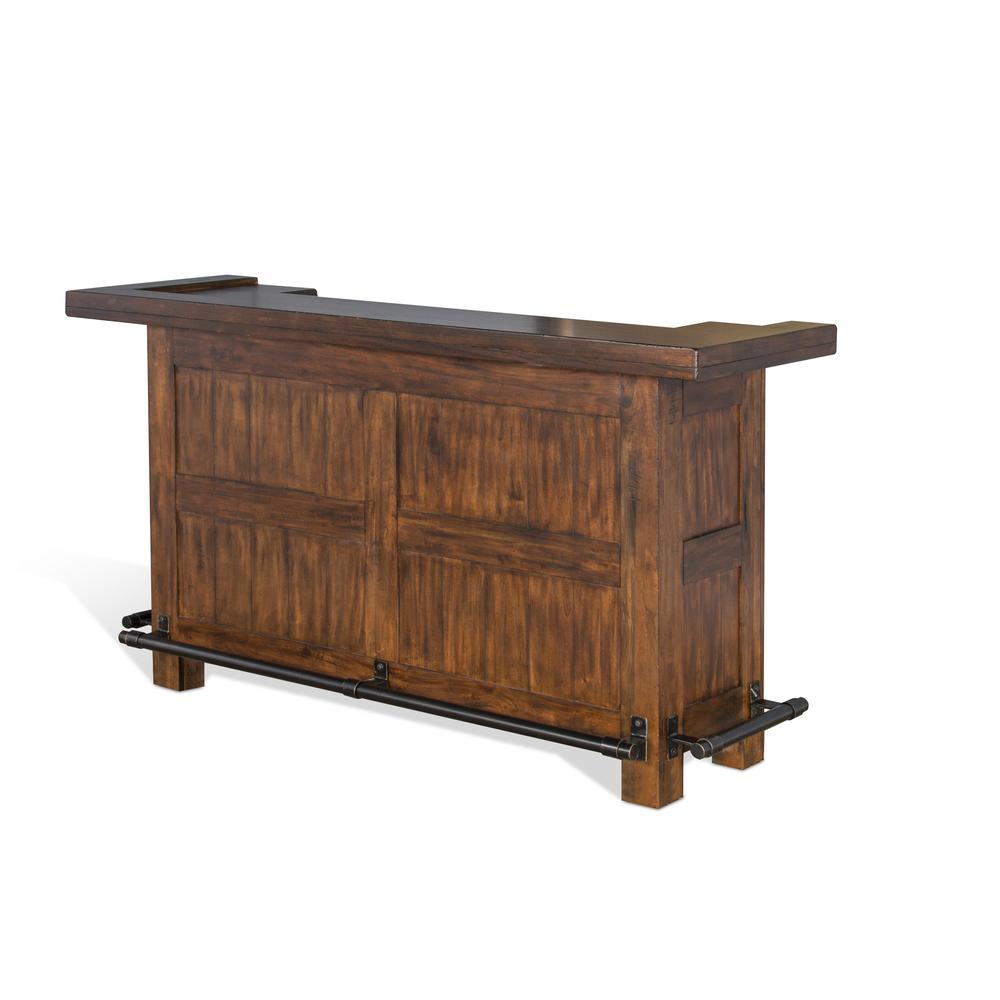Sunny Designs 78" Farmhouse Wood Home Bar. Picture 1