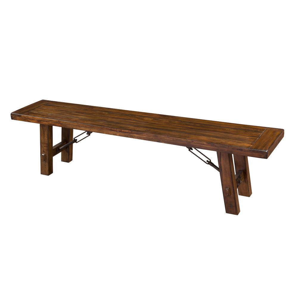Sunny Designs Dining Bench with Turnbuckle Accents. Picture 1
