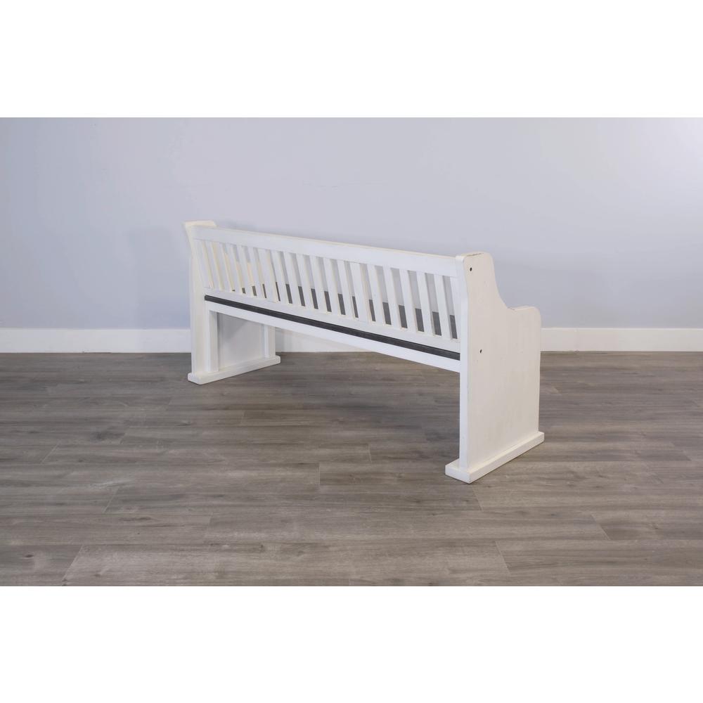 Sunny Designs Carriage House Bench with Back. Picture 4