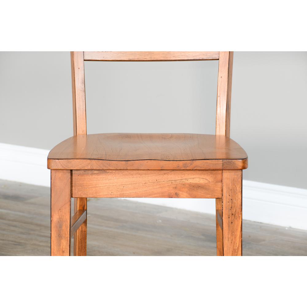 Sunny Designs Sedona Ladderback Chair, Wood Seat. Picture 5