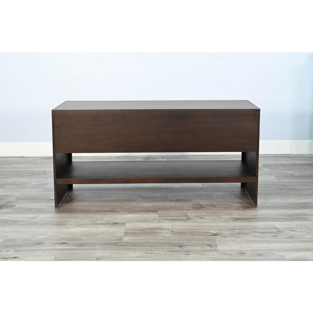 Sunny Designs Sofa Table with Sliding Door. Picture 2