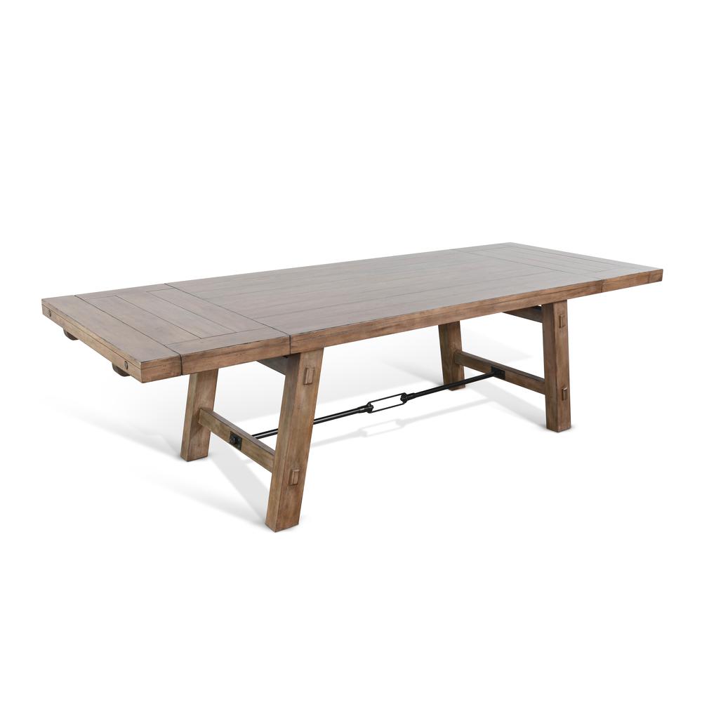 Sunny Designs Wood Extension Table with Turnbuckle. Picture 1