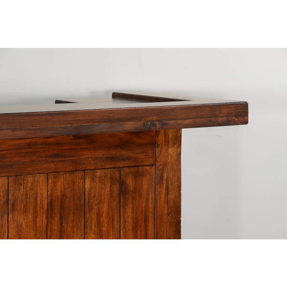Sunny Designs 78" Farmhouse Wood Home Bar. Picture 8