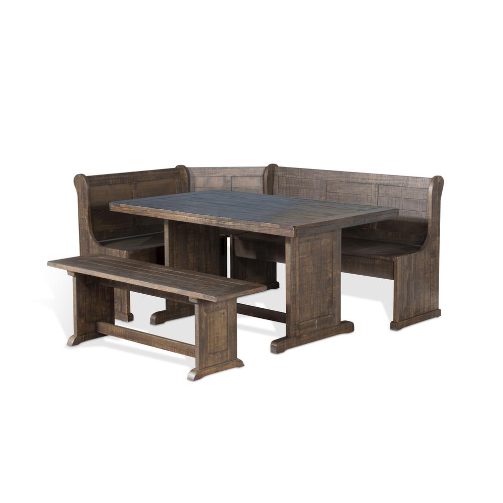 Sunny Designs Wood Breakfast Nook Dining Set. Picture 1