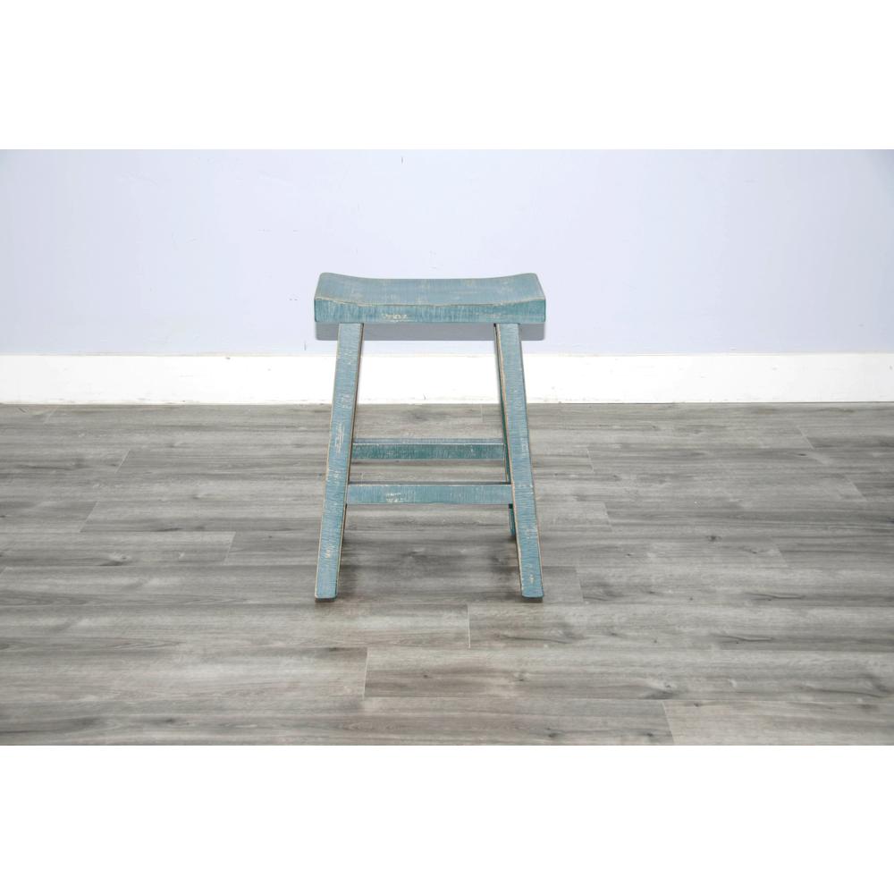 Sunny Designs Sea Grass Counter Saddle Seat Stool, Wood Seat. Picture 2