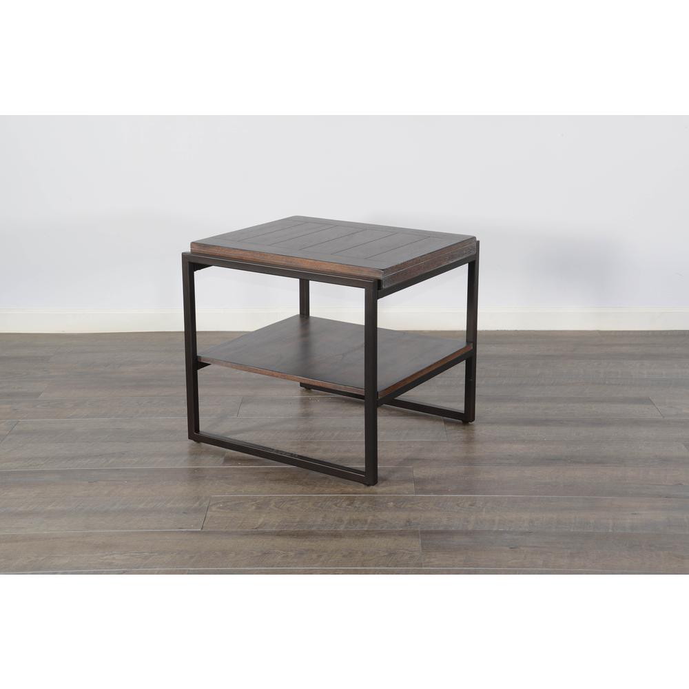 Sunny Designs French Metal Sled Base End Table. Picture 2