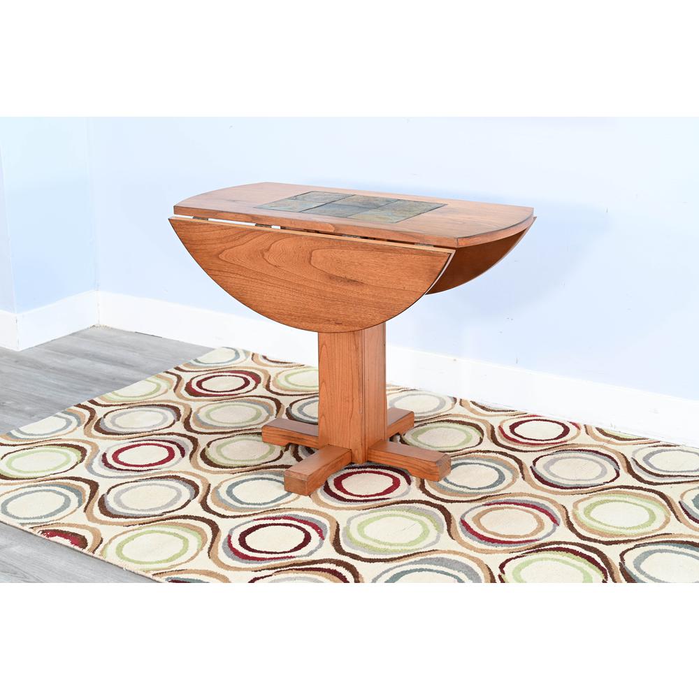 Sunny Designs Drop Leaf Round Table. Picture 2