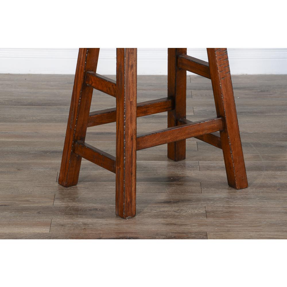 Sunny Designs Counter Saddle Seat Stool, Wood Seat. Picture 4