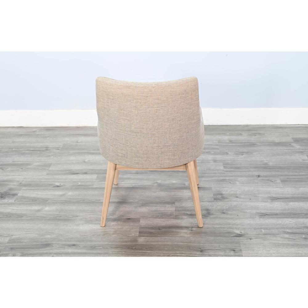Sunny Designs Olivia Lowback Cushioned Grey Dining Chair. Picture 4